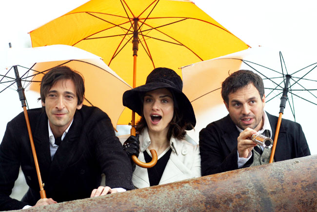 Adrien Brody, Rachel Weisz and Mark Ruffalo of ‘The Brothers Bloom’